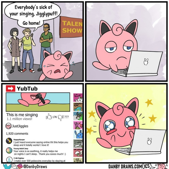 16. Jigglypuff has such a beautiful voice!