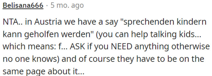 OP is not wrong here.