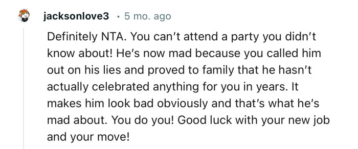 “It makes him look bad, obviously, and that’s what he’s mad about.”