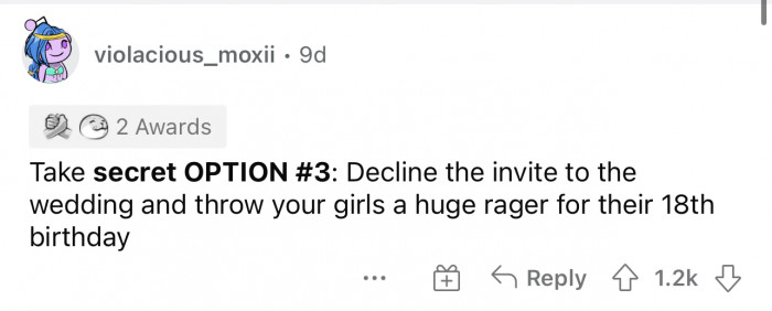 This is the type of mom that I'd be, especially if my brother was acting like that.