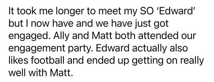 OP introduced her SO to her friend and husband, and they got along pretty well.