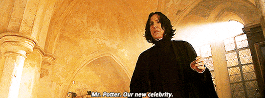 8. Snape bullies children when he feels petty.