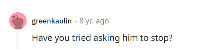 Suggesting she ask him to stop the loud alarms might be a straightforward way to resolve the issue and maintain a peaceful living environment. Diplomacy is key!