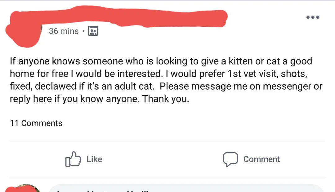 Here is the post in question...