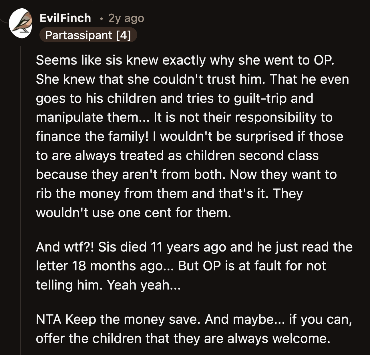 They commended Mia for trusting her instincts when it came to her children's future.