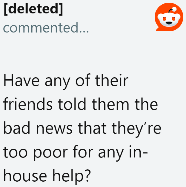 It looks like the employer needs to be made aware that they don't have a budget for a chef.