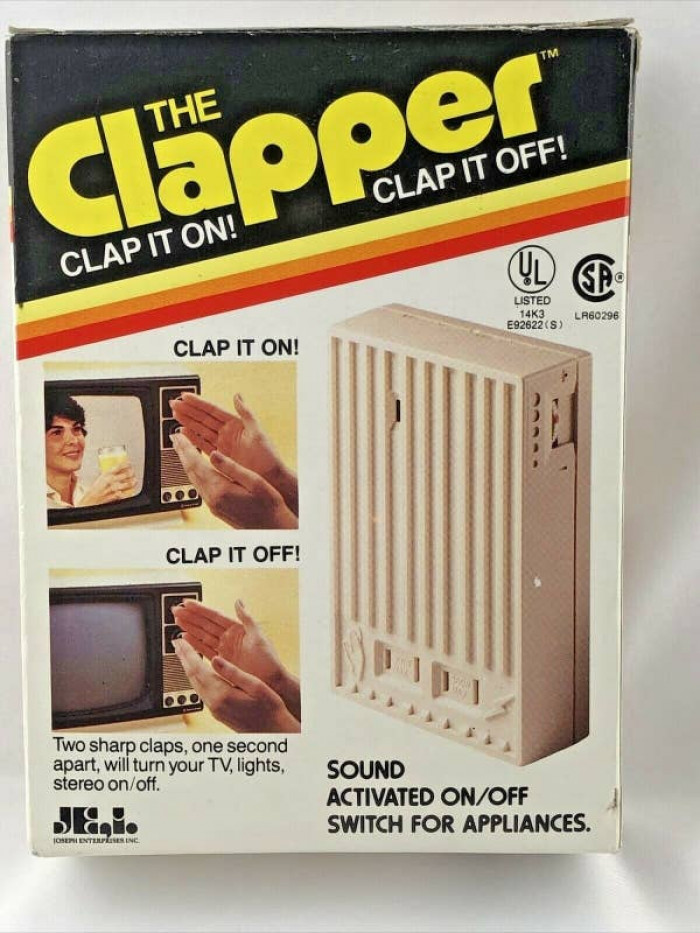 48. Wanting a Clapper after seeing the advertisement (it was the first smart home device):