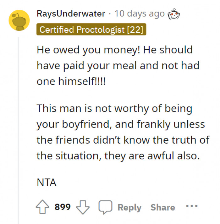 He's not even man enough to be someone's boyfriend.