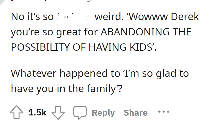 He could have said anything else