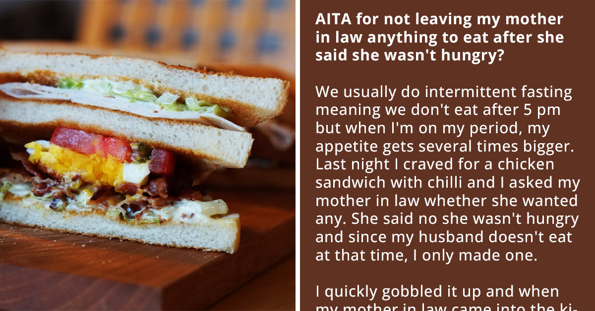 Woman's Mother-In-Law Storms Out Of The House After Woman Ate All The Food, Leaving Nothing For Her