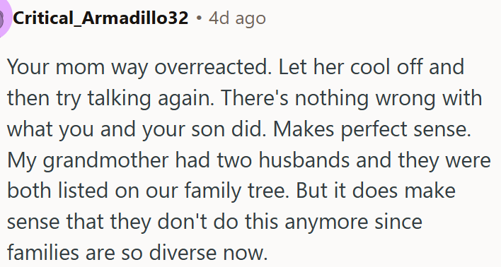 OP's Mom Way Overreacted.