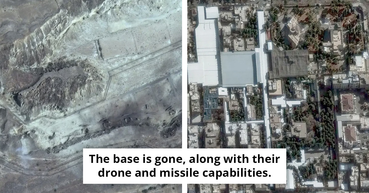 Satellite imagery from Iran reveals the impact of recent US and Israeli airstrikes.