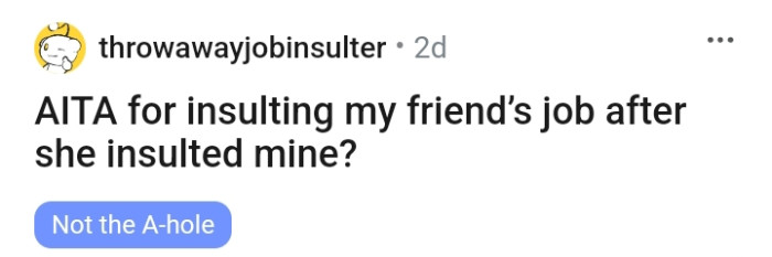 The OP kicks off his story with a headline