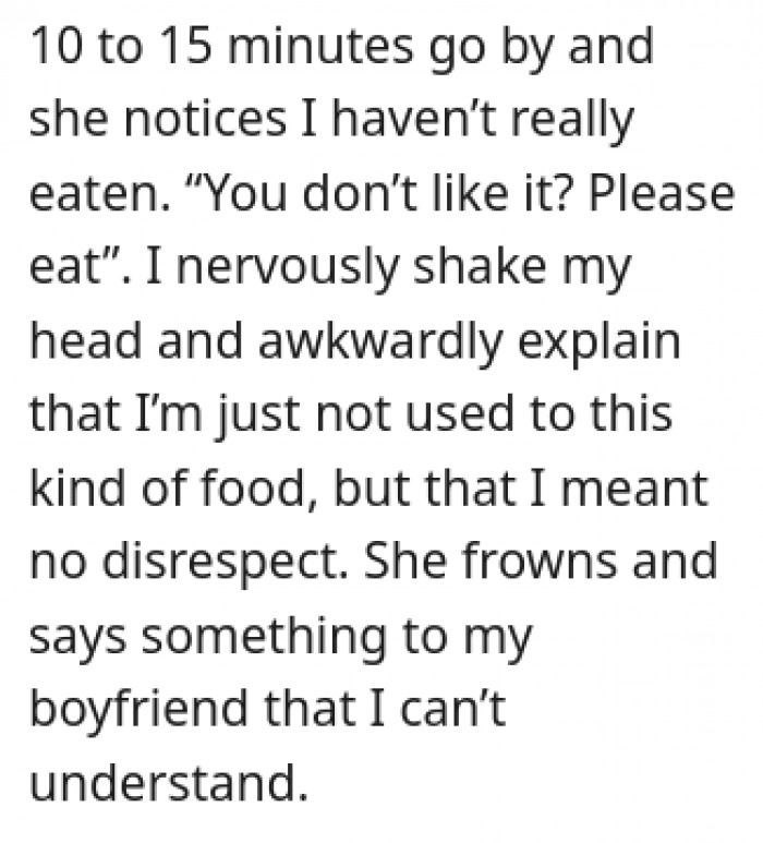 I nervously shake my head