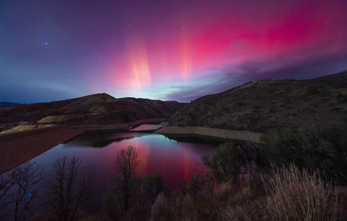 “Aurora Over Causey Reservoir” By Samuel Morse