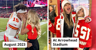 Brittany Mahomes Shines In Festive Clothes At Patrick's Football Matches