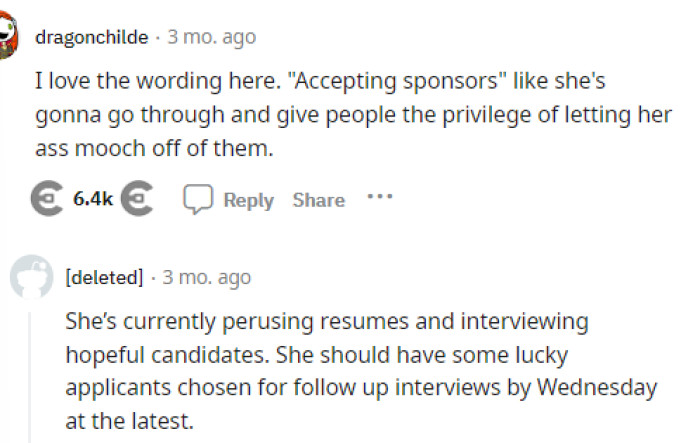 The way she wrote it is so strange that it honestly makes us think she knows exactly what she's doing, which I'm sure she does.