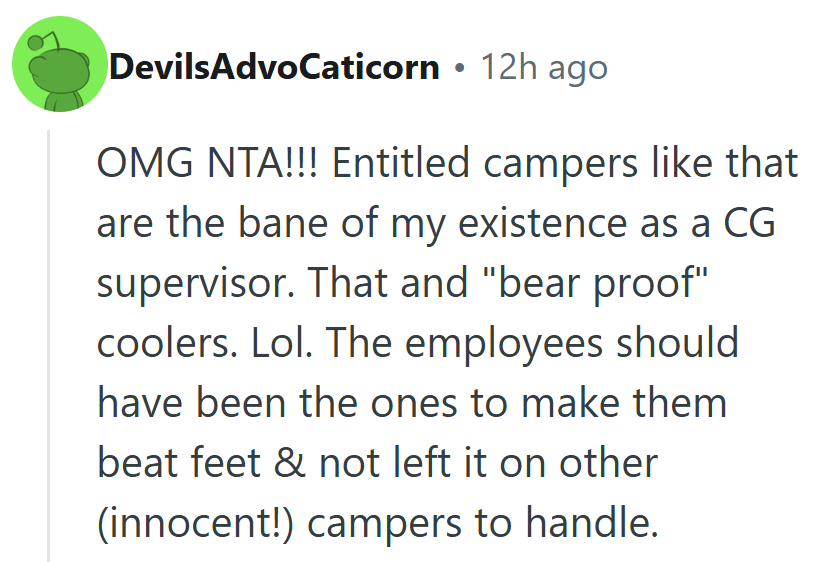Forget bears; the real campground menace is people who think “reserved” means “optional.”