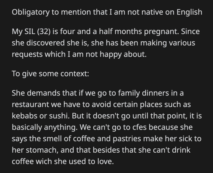 OP loves sushi. She found a restaurant who will deliver fresh sushi rolls to her house for the event.