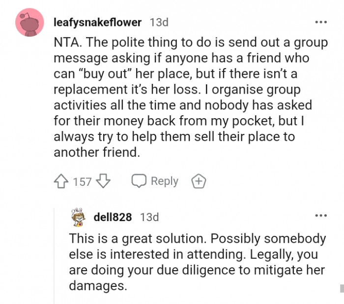 This redditor organizes group activities all the time