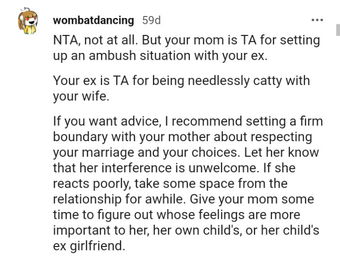 And the comments from other Redditors roll in...