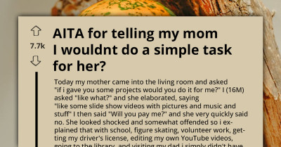 Teen Refuses To Make Free Slideshows For His Mom — And The Internet’s Divided Over Whether He’s “Selfish” Or Just Setting Boundaries