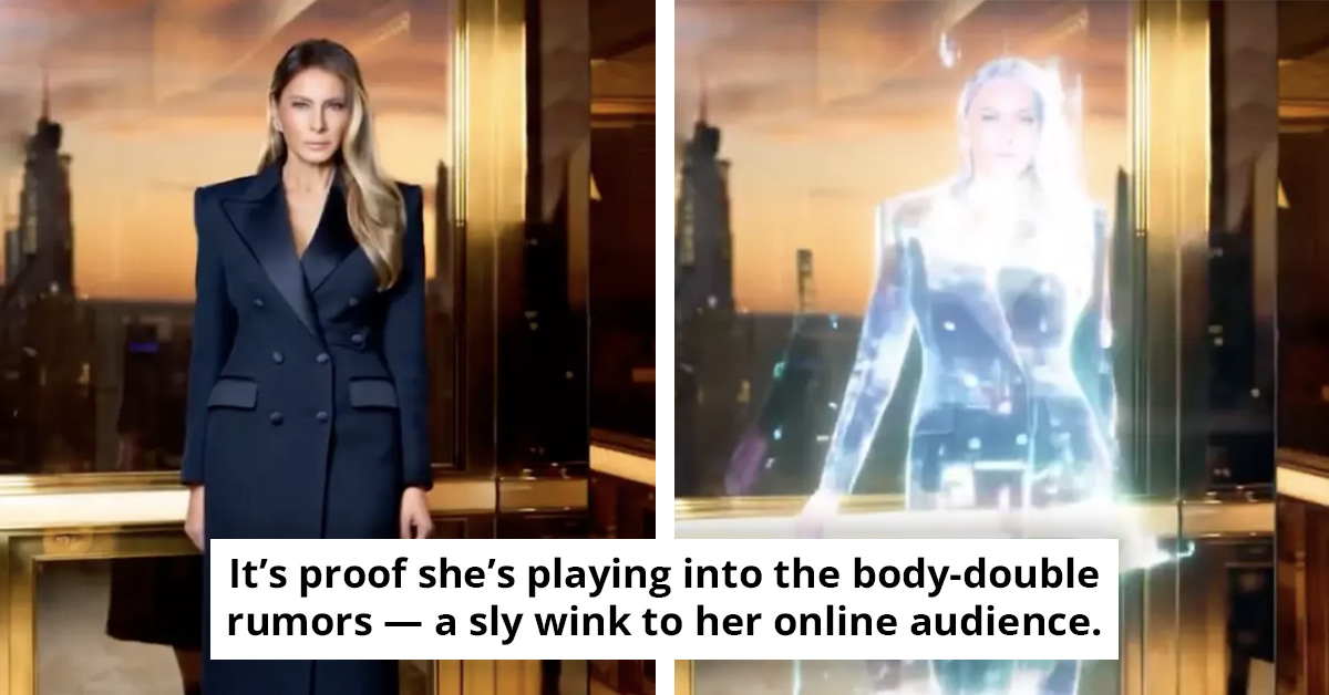 Melania Trump’s Futuristic Video Sparks Online Theories