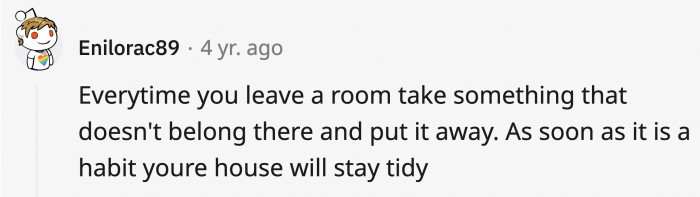 3. Effortless and prevents pile-up.