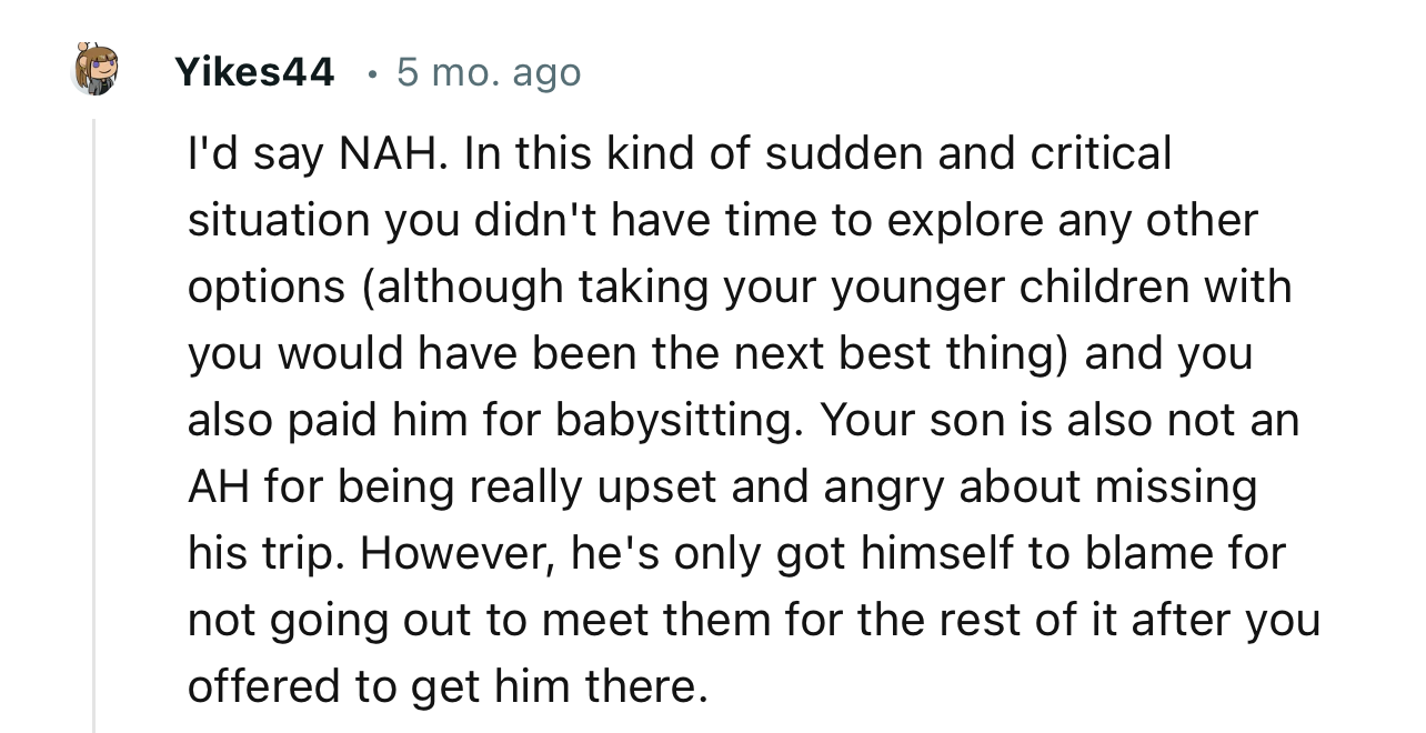“I'd Say NAH. In This Kind of Sudden and Critical Situation, You Didn't Have Time to Explore Any Other Options.”