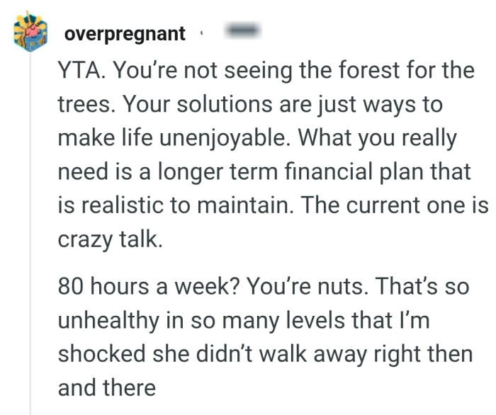 It's so unhealthy in so many levels