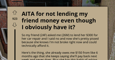 "I Feel Guilty" - AITA For Not lending My Friend Money While Protecting My Finances