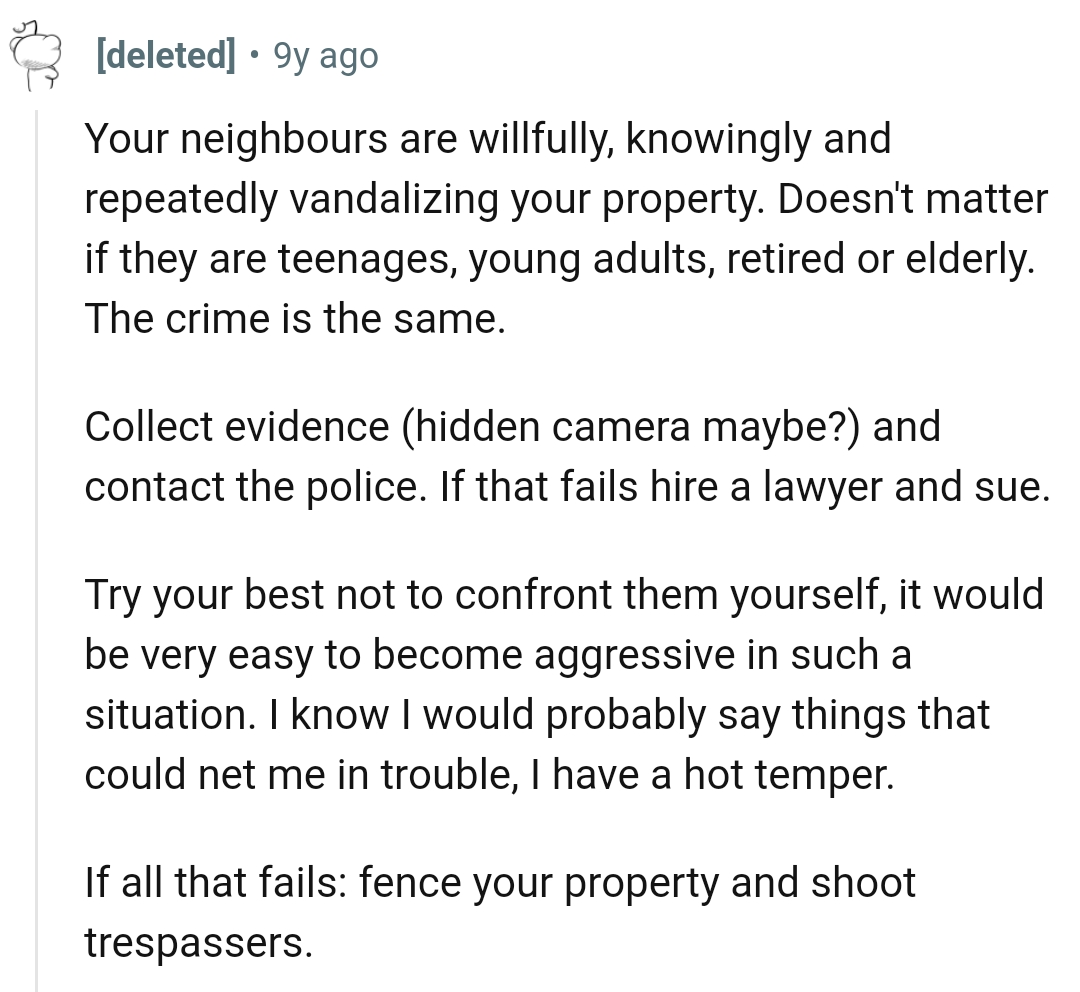 Collecting evidence and contacting the cops