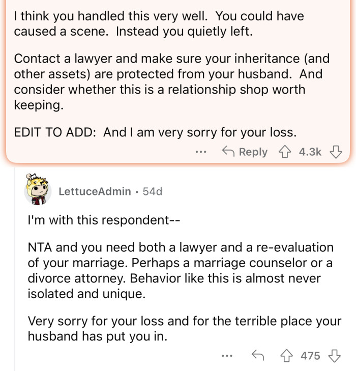 OP could have caused a scene but handled the situation properly.