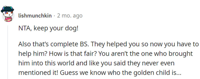 Their silent favoritism is evident.