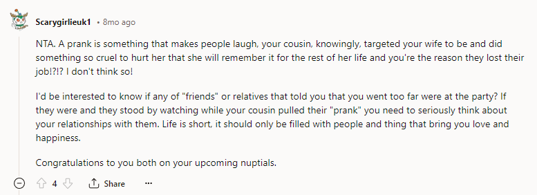 A prank is something that makes people laugh