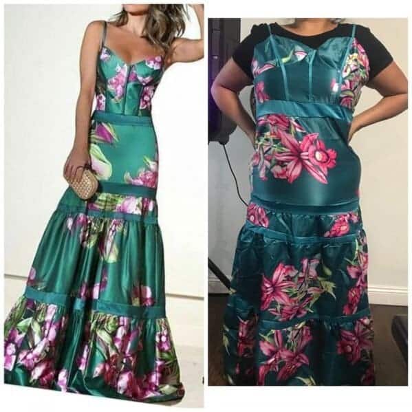 4. “The dress ordered vs. the dress received”