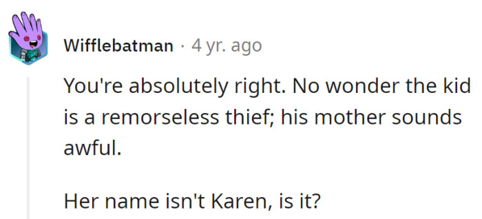 The apple doesn't fall far, does it?