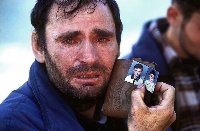 "A Father Looking For His Two Missing Sons That Went Missing During The Kosovo War In 1999"