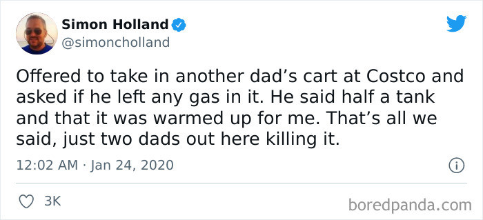 12. Just two dads killing it...