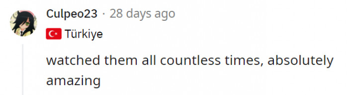 9. Why pick a favorite when you can have them all and watch them countless times anyway?