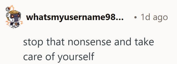 Short, firm, and very clear about priorities.