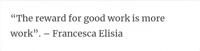 17. Just keep doing the good work