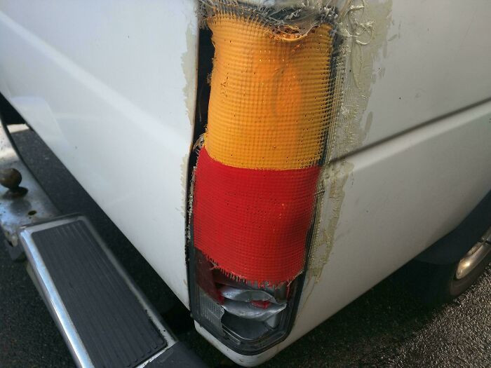 "Broken Tail Light, Uh.. Repaired"