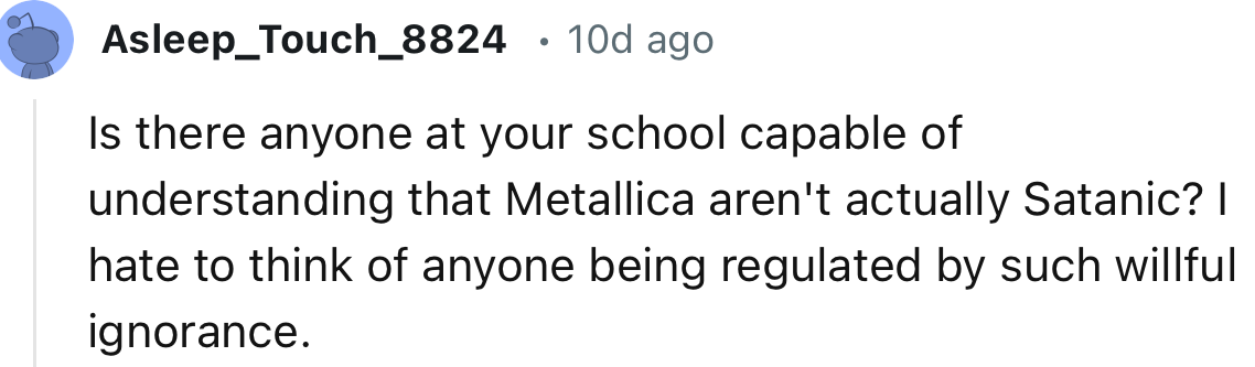 Check out some interesting comments below: