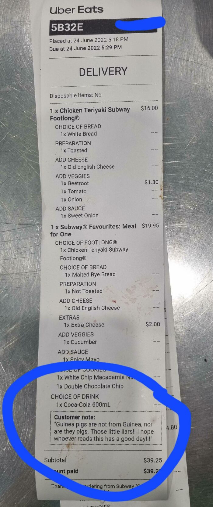 19. I Gave Them Extra Cookies