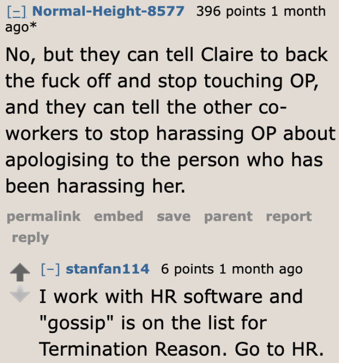 If HR gets involved, the coworker might listen.