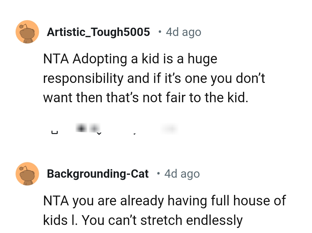 Adoption is a huge responsibility