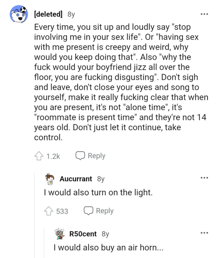 And the comments from other redditors roll in...