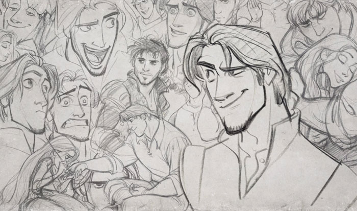 3. Flynn Rider's character was tasked with organizing