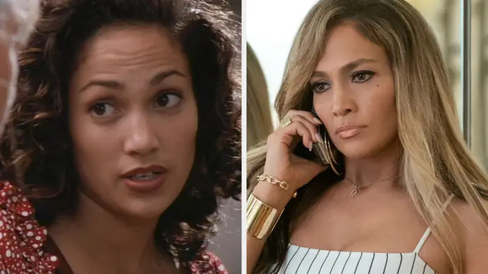 2. Jennifer Lopez as Rosie Romero in Nurses on the Line (1993) and Ramona Vega in Hustlers (2019)
